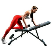 5 STAR TD Adjustable Bench, Utility Weight Bench for Full Body Workout, Foldable Weight Bench, Multi-Purpose Exercise Fitness Training Sit-Up/Push Up Bench Home Gym, for Incline/Decline Bench