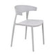 thumbnail image 3 of Set 4 Sillas Comedor Apilables Plástico Interior Exterior Gris Eke, 3 of 9
