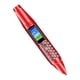 thumbnail image 1 of Inteprter Mini teléfono móvil Dispositivo inteligente Suministros digitales Pantalla pequeña Tamaño compacto Pluma de grabación inalámbrica Electrónica Rojo, 1 of 6