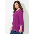 thumbnail image 3 of Catherines Women's Plus Size Impossibly Soft Duet Tunic, 3 of 5