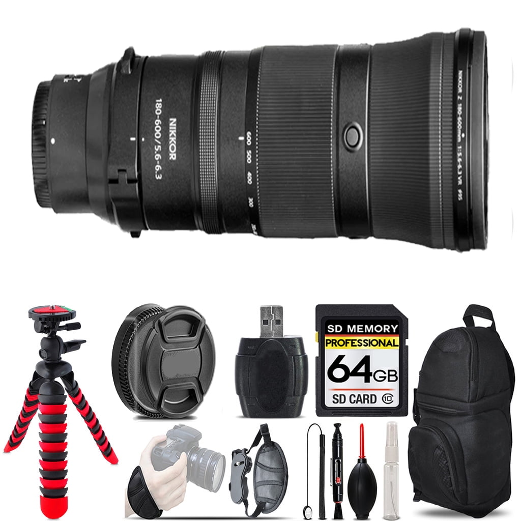 Nikon D5600 DSLR + AF-P 18-55mm VR + AFS 55-300mm VR + 500