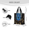 thumbnail image 3 of Fotbe Sac à Main Décontracté pour Femmes Imprimé Tête de Loup et Attrape-Rêves, Sac Fourre-Tout, Sac Léger, Sac à Bandoulière Résistant à l'Eau, 3 of 7