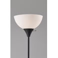 thumbnail image 5 of Mainstays 72" Black Combo Floor Lamp with Modern Reading Lamp, 5 of 10
