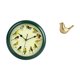 thumbnail image 5 of Reloj de pared decorativo con forma de pájaro cantor, con figura de pájaro, estatua de animal y sonido de pájaro musical, funciona con pilas, cristal, 5 of 8