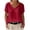 Red, variant on V Neck T-Shirts For Women Sevevn Women's V Neck Rolled Short Sleeve Blouse Loose Fit Casual Tunic Top Purple XXL