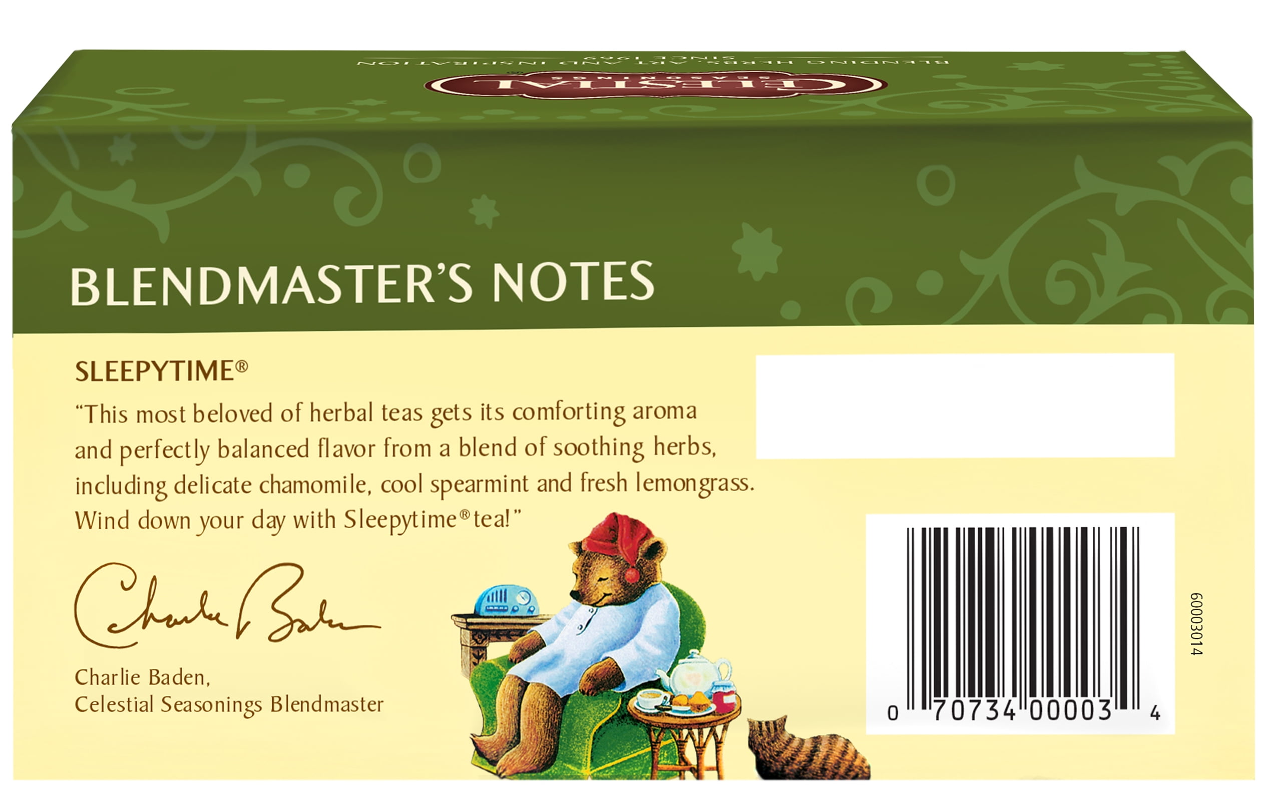 Celestial Seasonings, Sleepytime Herbal Tea, Tea Bags, 20 Ct ... Celestial Seasonings, Sleepytime Herbal Tea, Tea Bags, 20 Ct ...