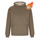 thumbnail image 5 of Sudadera con capucha para hombre, jersey de cuello alto, elástico, de color liso, de poliéster., 5 of 8