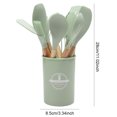 thumbnail image 2 of Yucurem 12Pcs Kitchen Utensil Set Silicone Heat-resistant Cookware for Kitchen Kitchen Essentials (Green), 2 of 10