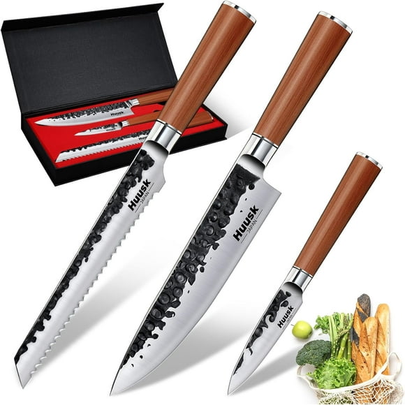 10" High-Carbon Japanese Brisket Knife - Hand Forged Butcher Knife for Meat Carving, Trimming, and BBQ, Ideal for Turkey and Rib Roast