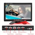 thumbnail image 3 of 2X 12V-36V 7inch Car Monitor 16:9 800x480 LCD Rearview Monitor with 2 Way Video Input for Rear View Camera, 3 of 6