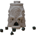 thumbnail image 4 of Skull Face Dice Tower with Can Cozy & Storage - DND Dice Tower - Tabletop RPG Dice Organizer - Dragon Dice Tower for Beer, Wine, Cider, Coffee, Hot Chocolate, 4 of 9