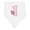 White and Black, variant on Inktastic Pink Ladybug 1st Birthday Baby Bandana Bib