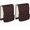 Brown, variant on 2Pcs Non-Slip Couch Sofa Chair Armrest Organizer, 5 Pockets Armchair Caddy, Smart Phone, Book, Magazines, Ipad, TV Remote Control Holder