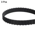 thumbnail image 3 of 3 Packs 128XL 037 Timing Belt 64 Teeth Rubber Geared Cogged Belt, 0.37" Width, 0.20" Pitch, 3 of 5