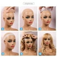 thumbnail image 6 of Women Silicone Wig Band Anti-slip Sport Wig Strap Elastic Secure Wig Hat with Grip Band Wig Accessory-Light Brown, 6 of 7