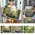 thumbnail image 4 of Blanket Twin Size Sheet Blankets Size Blanket Twin Size Heated Blanket Size Full Blanket for Bed Easter Bunny Pattern Soft Velvet Carpet Festive Atmosphere Cute Decoration A Must Have Carpet, 4 of 4