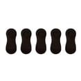thumbnail image 2 of Women's 5 Pack No Show Low Cut Socks, Breathable Lightweight Invisible Ankle Socks with Silicone Heel Grips, Soft Comfortable Liner Socks for Sneakers Loafers Casual Daily Wear Black, 2 of 6