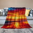 thumbnail image 2 of PIKWEEK Sunset Beach Blanket Ocean Island Scenery Wave Holiday Sky Super Soft Bedding Fleece Throw  Flannel Blankets Couch Sofa Warm Lightweight for Boys Girls, 2 of 6