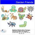 thumbnail image 3 of Machine Embroidery Designs - Garden Friends (1), 3 of 8