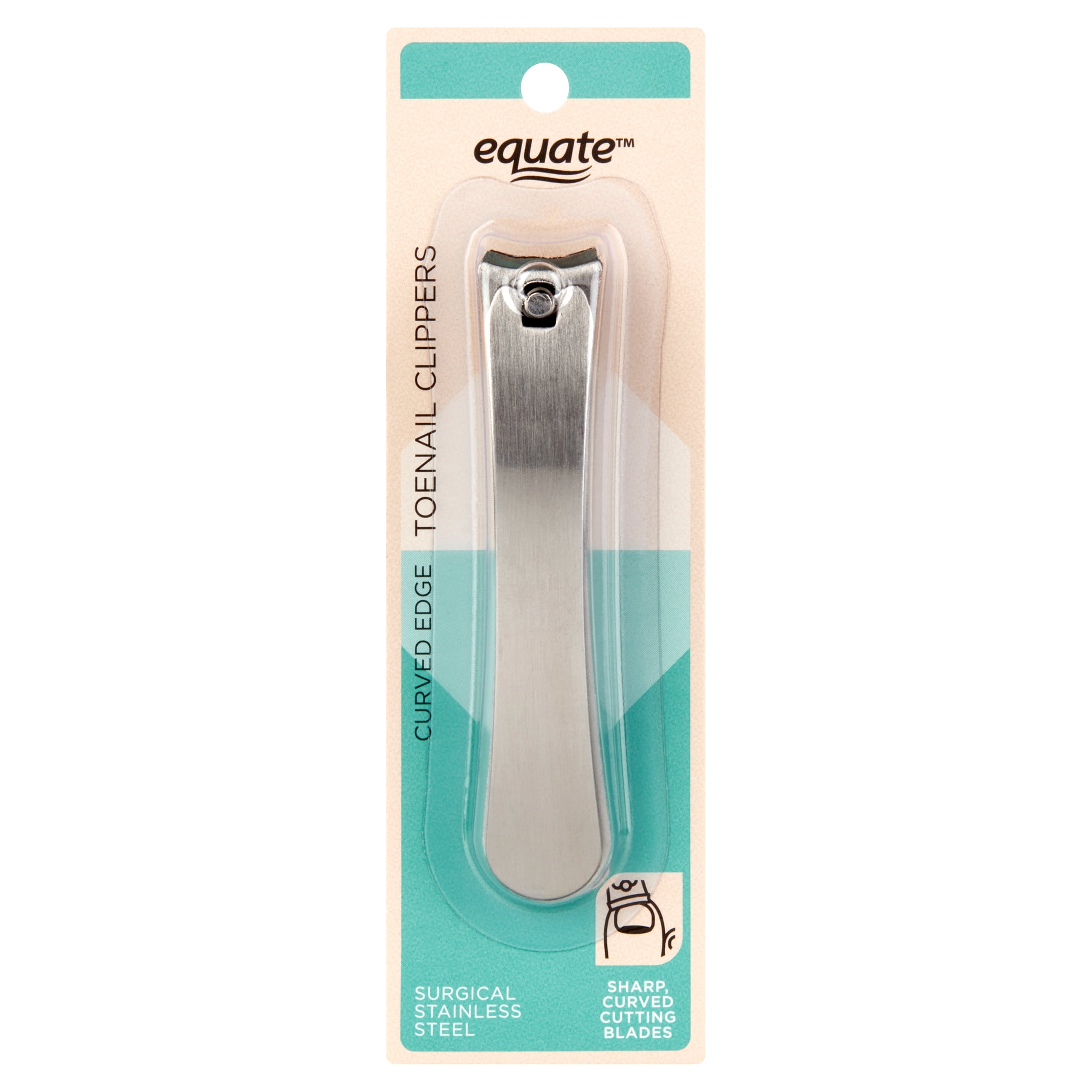 Equate Beauty Curved Edge Toenail Clipper Adult 