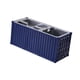 thumbnail image 4 of Organizador de escritorio portátil con múltiples compartimentos para bolígrafos y contenedores de envío Azul oscuro, 4 of 8