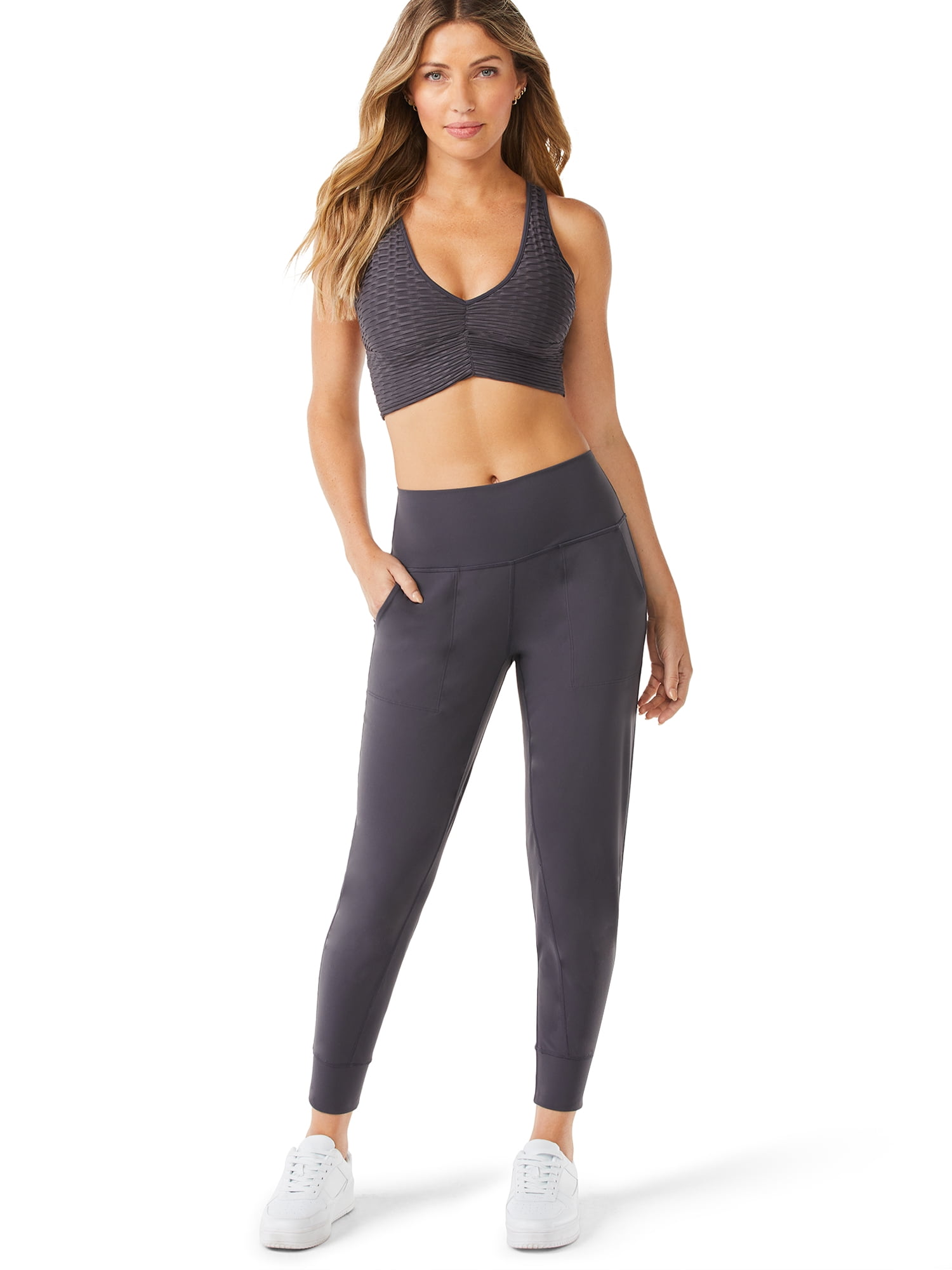 Sofia Active by Sofia Vergara Women’s High Waist Studio Joggers, 27" Inseam