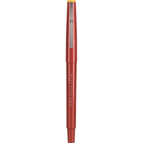11007 Red Ink PILOT Razor Point Fine Line Marker Stick Pens 0.3mm 12-Pack Ultra-Fine Point - 1