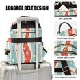 thumbnail image 3 of FORMRS Mini Backpack Purse for Women Quilted Travel Daypack Casual Shoulder Bag, Light Blue Pattern, 3 of 7