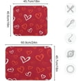thumbnail image 3 of GZHJMY Valentine's Mother's Day Love Hearts (13) Dish Drying Mat for Kitchen Counter,Super Quick Absorbent Composite Sponge Dish Drying Pad,Heat Resistant Non-Slip Rack Tableware Mat (18x24Inch)for, 3 of 7