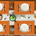 thumbnail image 5 of Fall Harvest Polyester Placemats Set - Waterproof Table Setting Decor Holiday Dinner Mats Heat-Resistant Thanksgiving Table Decorations 4-Pack(B), 5 of 6