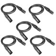 thumbnail image 2 of Cable de micrófono Baoblaze XLR macho a hembra 5Pcs, 2 of 8