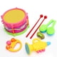 thumbnail image 2 of Instrumentos musicales para niños pequeños, juguetes, batería para niños, maracas, pandereta, trompeta y mano para bebés, regalos de cumpleaños para niños de 6 meses y de 2 a 3 años, niños y niñas, in, 2 of 9