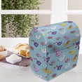 thumbnail image 3 of Swimming Stand Mixer Cover, Toys Floating Unicorn Toucan Giraffe Donut Watermelon Cartoon Print, Kitchen Appliance Organizer Bag Cover with Pockets, 5 Quarts, Turquoise and Multicolor, by Ambesonne, 3 of 4