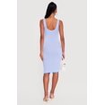 thumbnail image 3 of Women's Rib Knit Notch Neck Tank Midi Dress, 3 of 3