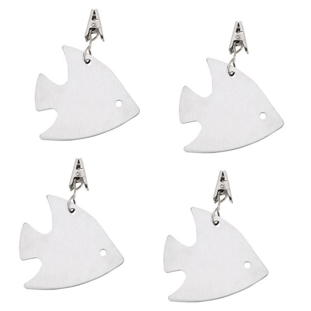 De Mantel De Metal De 4 Piezas Pesados Mariposa, Pescado, Flor, Tortuga, Hojas, Abrazaderas De Clip De De Ballena Para Mesas nic En Gloria Clips para pesas de manteles
