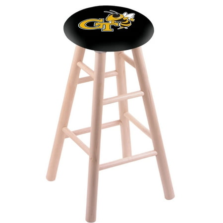 - Georgia Tech Stool w/ Oak Swivel Base - 30
