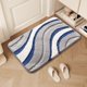 thumbnail image 2 of Alfombra de Baño, 24x16 Pulgadas, Suave y Absorbente, Fibra Fina, Antideslizante, Lavable a Máquina, Uso en el Hogar, Antideslizante, 40*60CM, Gris, 2 of 6