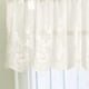 thumbnail image 2 of Yuarrent 2 uds encaje café cocina volante ventana cortina cenefa semitransparente cortinas de gasa tratamiento de ventana Decoración del hogar Beige 130x41, 2 of 6