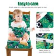 thumbnail image 6 of Dznils Toddler Booster Seat for Dining Table, with Backrest, Safety Buckles, Non-Slip Bottom, Green, 6 of 13