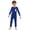 Royal Blue, variant on Kids Boys Girls Autism Sensory Jumpsuit Zip Back Long Leg Anti-strip Romper Special Needs Adaptive Clothing Red 8