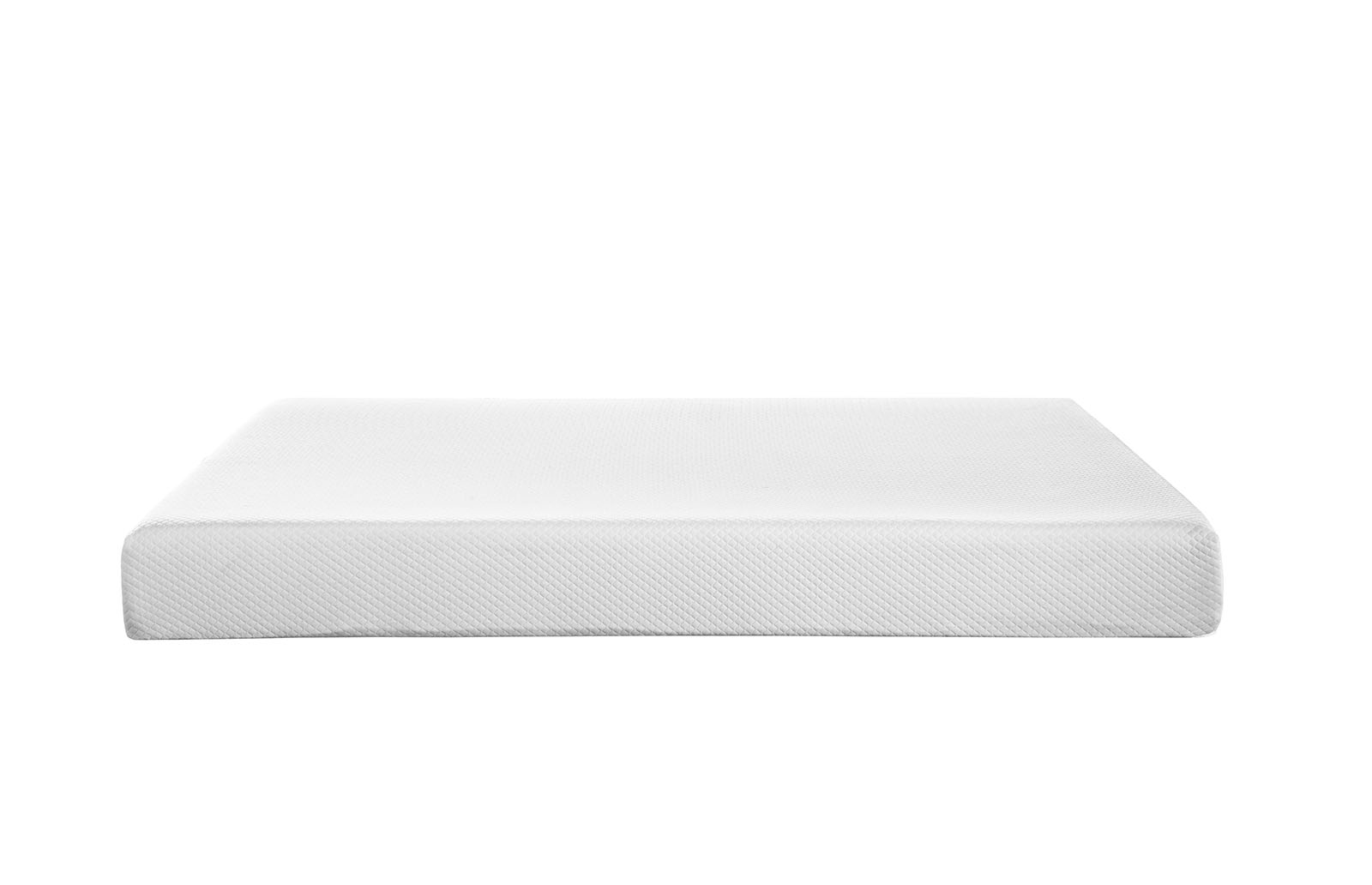 Modern Contemporary Urban Design Bedroom 8inch King Size Mattress, White, Fabric