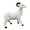 Style A, variant on CIYISON Decorative Resins Lambs Figurines Goat Sculpture for Bedroom or Office Accent