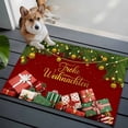 thumbnail image 3 of Merry Christmas Entryway Rug 2'x3'&nbsp; Non Slip Front Door Mats, Winter Xmas Gifts Pine Tree Light Balls Entrance Rugs Indoor Outdoor Carpet, Washable Floor Mats Small Area Rug for Bedroom Kitchen, 3 of 8