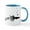 White/Blue Inside, variant on CafePress - Musical Squid Mug - 11 oz Ceramic Mug - Novelty Coffee Tea Cup