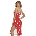 thumbnail image 2 of Cute Christmas Bell Pattern Printed Cross Back Cami Dress, Jesus Christian Fashion Summer Maxi Sexy Casual Dress For Women, 2 of 4