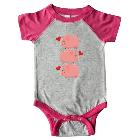 

Inktastic Pig Lover Cute Farm Animals Gift Baby Boy or Baby Girl Bodysuit