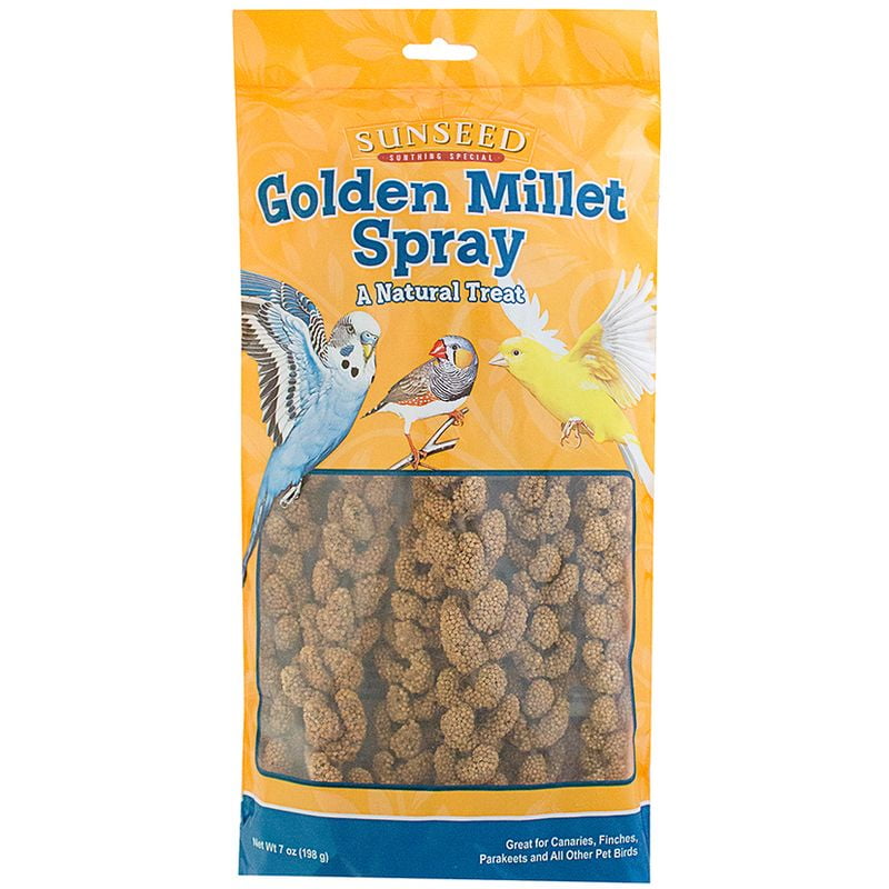Sunseed® Golden Millet Spray Natural Birds Treats 4 Oz