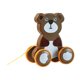 thumbnail image 3 of Juguete para empujar y tirar de animales, juguete para tirar, juguete educativo, juguete divertido para bebé, juguete para caminar para niños pequeños Oso, 3 of 10