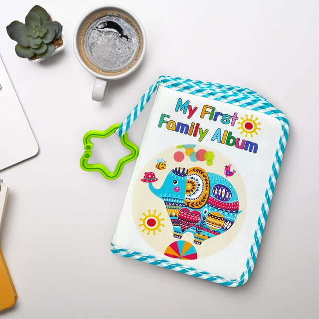 Álbum de fotos personalizado | Libro conmemorativo duradero de 5.5x7 pulgadas | Portada con nombre personalizado, páginas espaciosas | Impresión premium, papel seguro, cierre de correa | Recuerdo