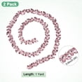 thumbnail image 3 of Uxcell 2-Pack 1 Yarda 14 mm Cadena de Strass de Cristal Cierra Ojo de Caballo para Manualidades/Ropa [Rosa], 3 of 7